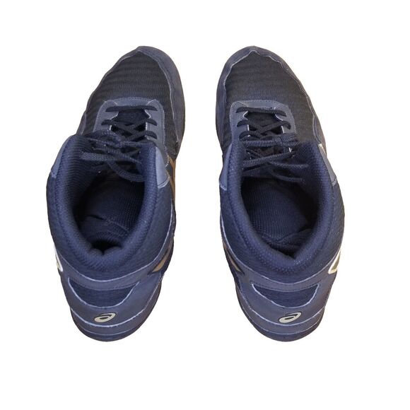 Asics MatControl 2 LE Lite Men\'s Size 13 Wrestling Shoes Black Gold 1081A037 main image 2